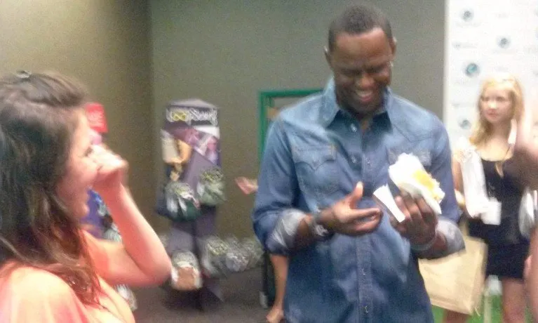 Brian McKnight at the Action Flipbooks green screen studio