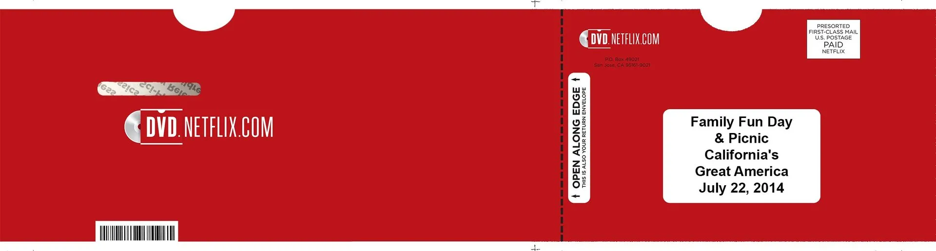 Custom corporate flipbook cover for Netflix