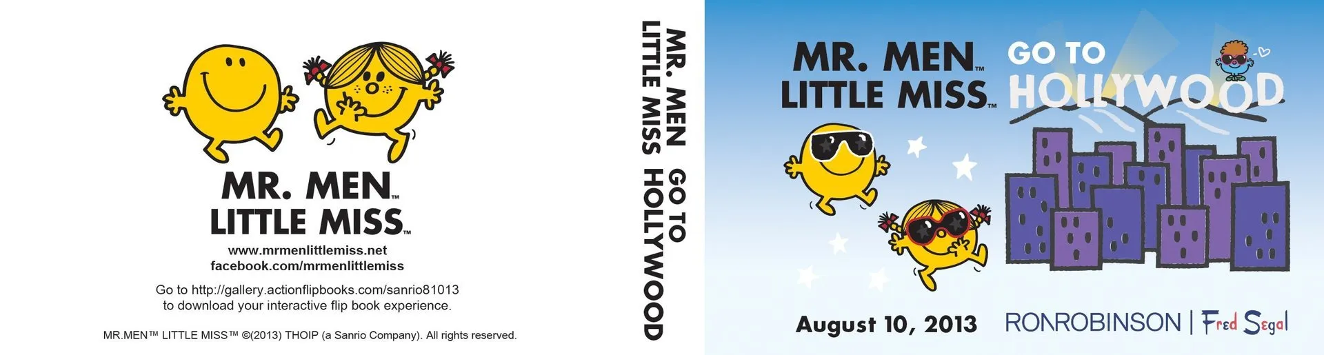 Custom corporate flipbook cover for Sanrio