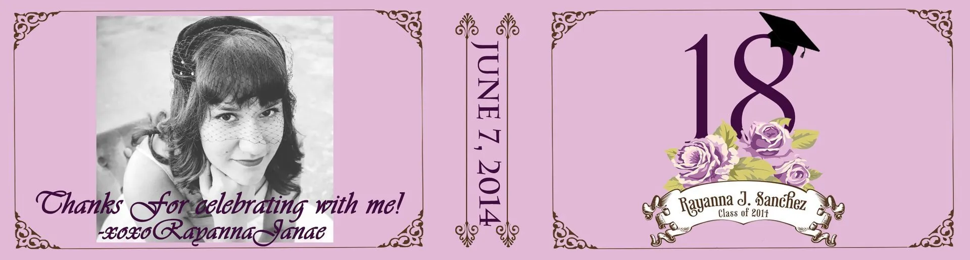 Custom mitzvah flipbook cover for Marina's celebration