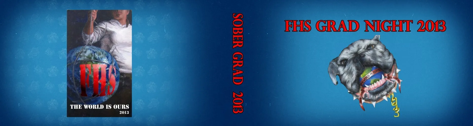 Custom school event flipbook cover for FHS