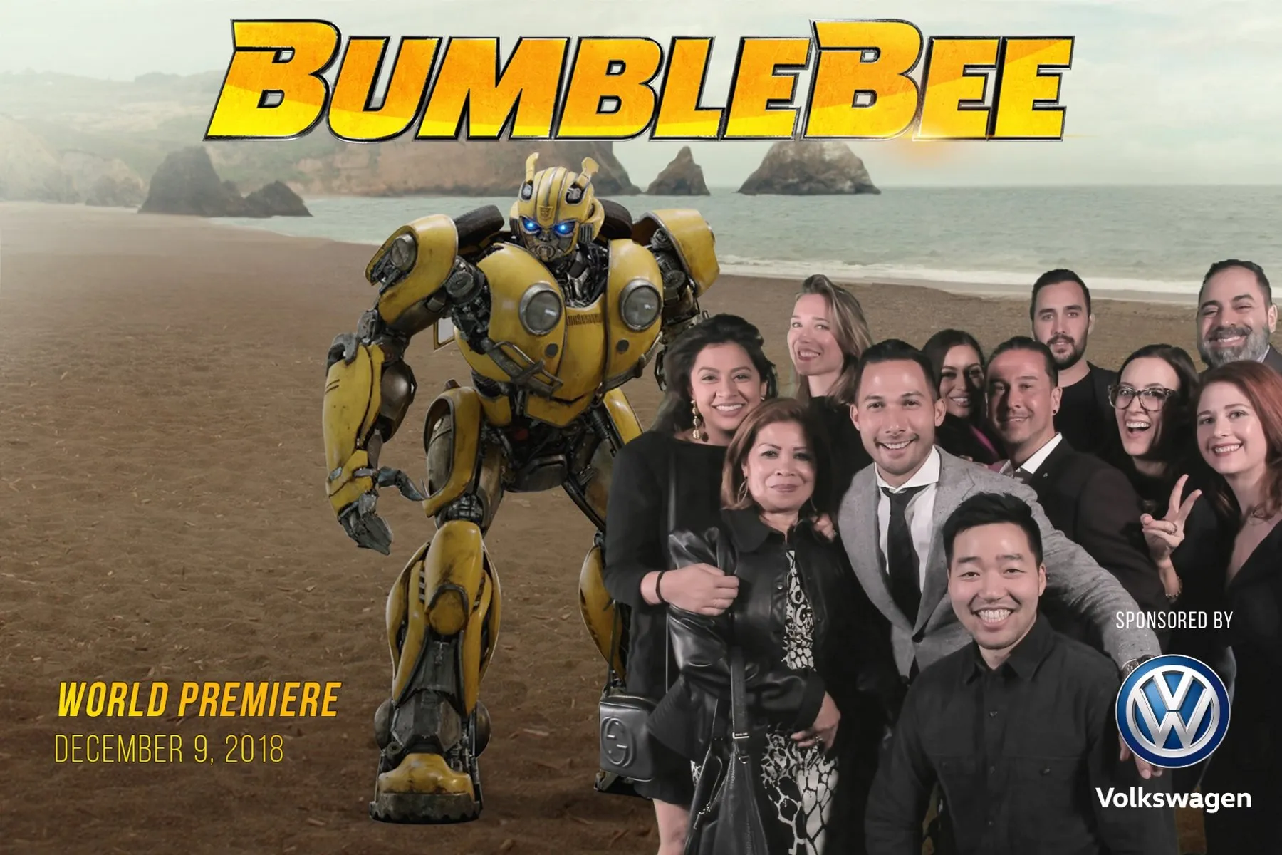 Movie premiere photo booth activation