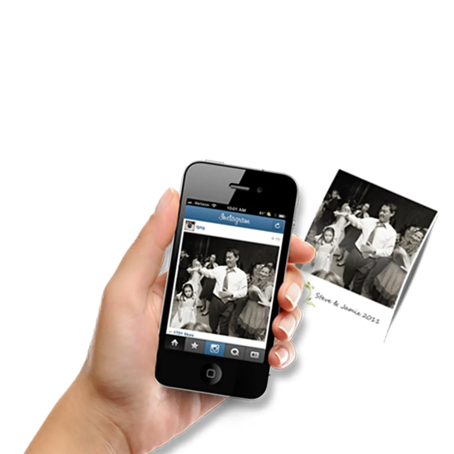 Guests sharing branded activation content with a campaign hashtag